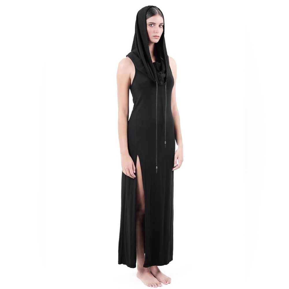 NWT Jan Hilmer Hooded Makaira Dress